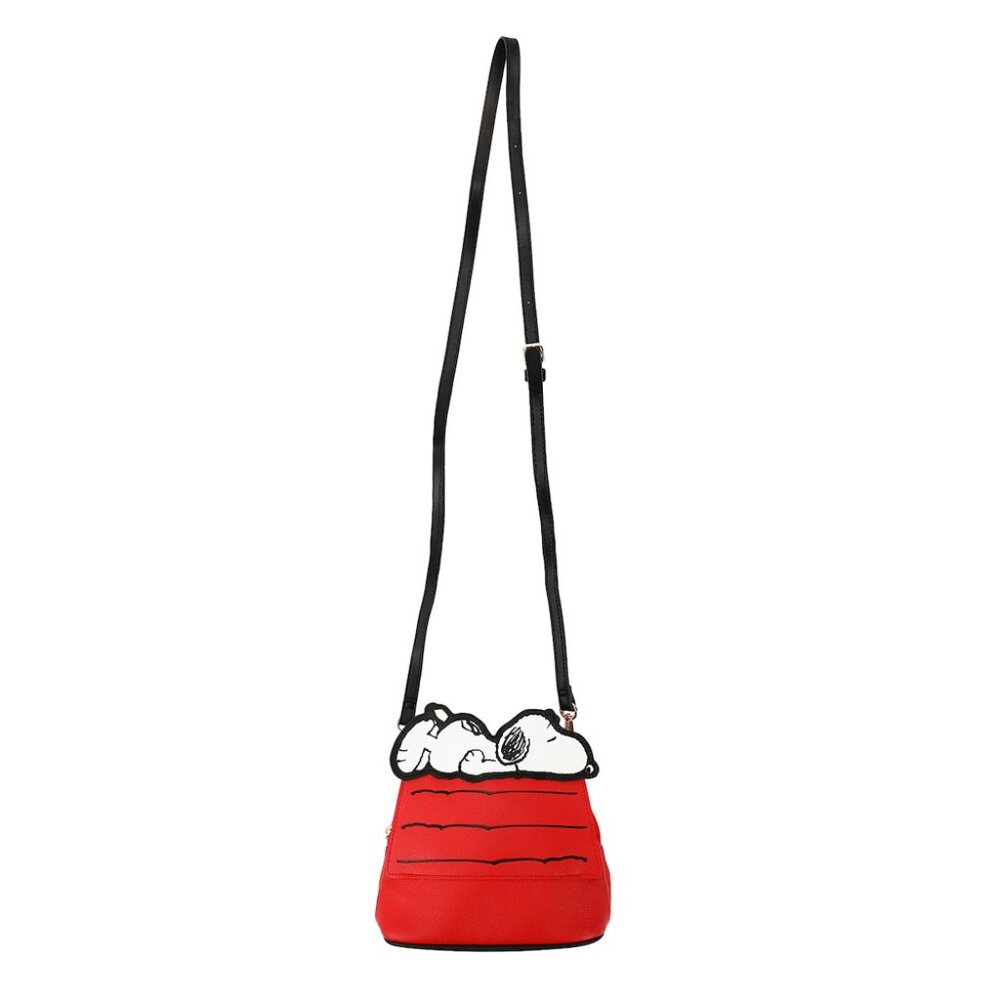 Peanuts Snoopy and Dog House Crossbody Bag with Card Wallet - Picture 3 of 14
